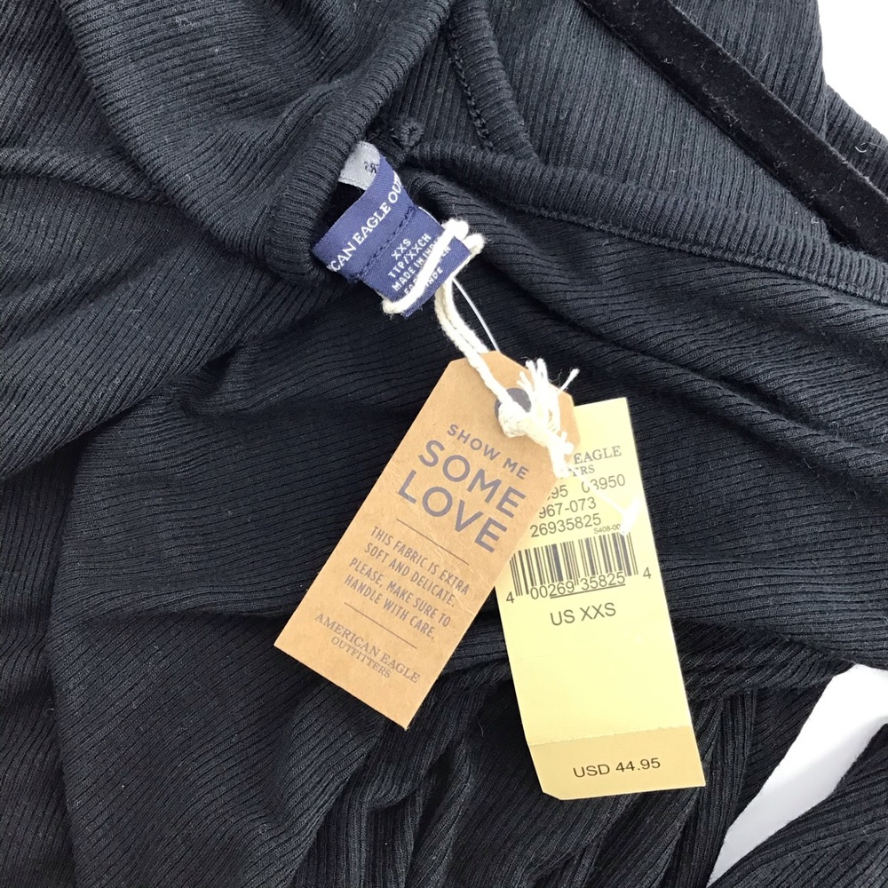 AMERICAN EAGLE NWT Ribbed Long Sleeve Dress - Picture 8 of 8